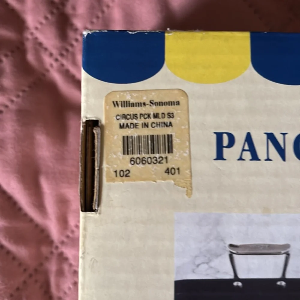Williams Sonoma Circus Pancake Molds - 2003